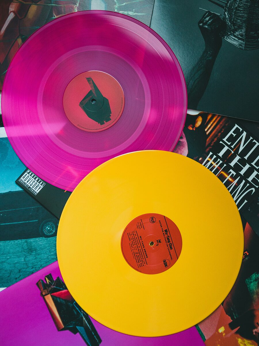 Vinyl records and music memorabilia